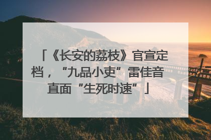 《长安的荔枝》官宣定档，“九品小吏”雷佳音直面“生死时速”