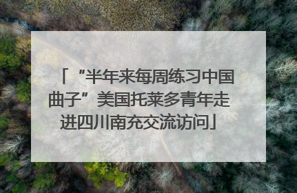 “半年来每周练习中国曲子”美国托莱多青年走进四川南充交流访问