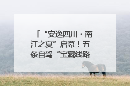 “安逸四川・南江之夏”启幕！五条自驾“宝藏线路”串联避暑胜地