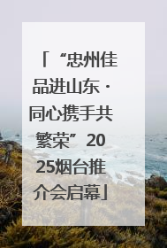 “忠州佳品进山东・同心携手共繁荣”2025烟台推介会启幕