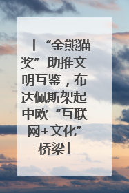 “金熊猫奖”助推文明互鉴，布达佩斯架起中欧“互联网+文化”桥梁