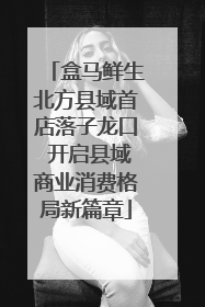 盒马鲜生北方县域首店落子龙口 开启县域商业消费格局新篇章