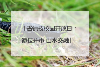 省镇技校园开放日：德技并重 山水交融