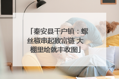 秦安县千户镇：螺丝椒串起致富链 大棚里绘就丰收图
