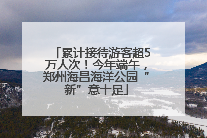 累计接待游客超5万人次！今年端午，郑州海昌海洋公园“新”意十足