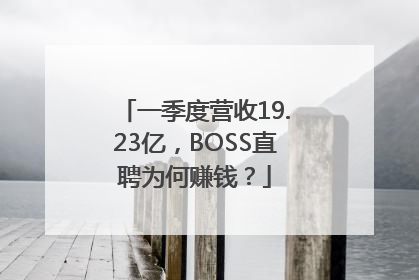 一季度营收19.23亿，BOSS直聘为何赚钱？