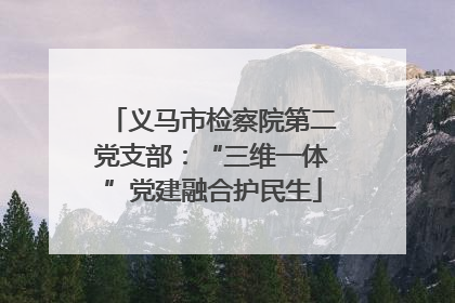 义马市检察院第二党支部：“三维一体”党建融合护民生
