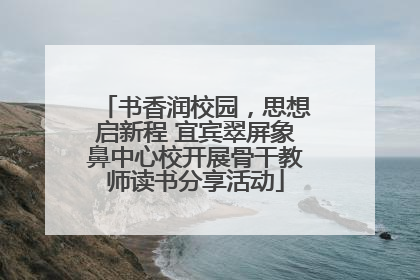 书香润校园，思想启新程 宜宾翠屏象鼻中心校开展骨干教师读书分享活动