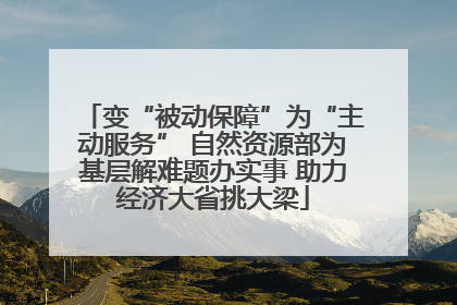 变“被动保障”为“主动服务” 自然资源部为基层解难题办实事 助力经济大省挑大梁