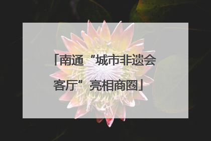 南通“城市非遗会客厅”亮相商圈