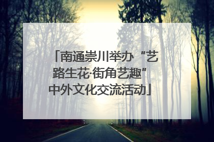 南通崇川举办“艺路生花·街角艺趣”中外文化交流活动
