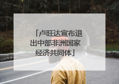 卢旺达宣布退出中部非洲国家经济共同体