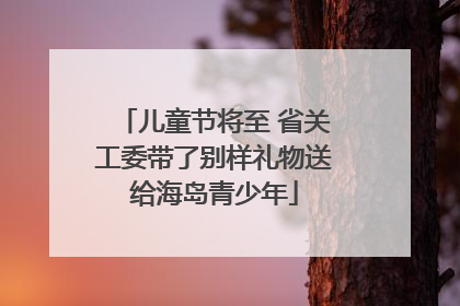 儿童节将至 省关工委带了别样礼物送给海岛青少年