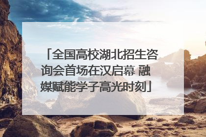 全国高校湖北招生咨询会首场在汉启幕 融媒赋能学子高光时刻
