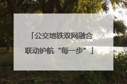 公交地铁双网融合 联动护航“每一步”