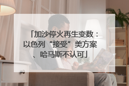 加沙停火再生变数：以色列“接受”美方案、哈马斯不认可