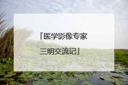 医学影像专家三明交流记