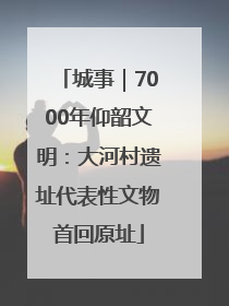 城事｜7000年仰韶文明：大河村遗址代表性文物首回原址