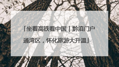 坐着高铁看中国｜黔滇门户通湾区，怀化旅游大升温