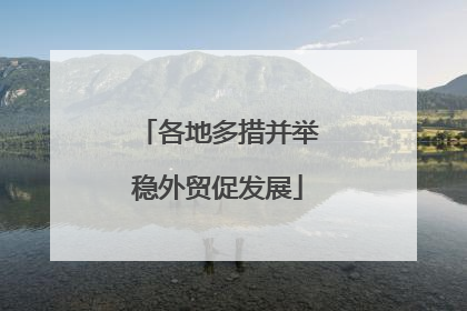 各地多措并举稳外贸促发展