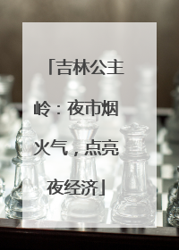 吉林公主岭：夜市烟火气，点亮夜经济
