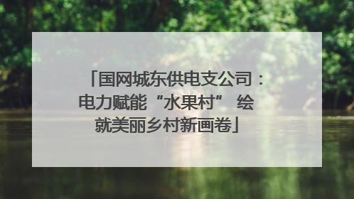 国网城东供电支公司：电力赋能“水果村” 绘就美丽乡村新画卷