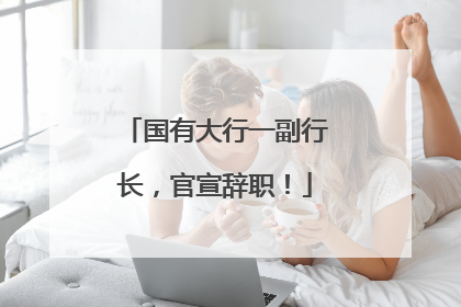 国有大行一副行长，官宣辞职！
