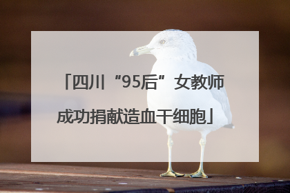 四川“95后”女教师成功捐献造血干细胞