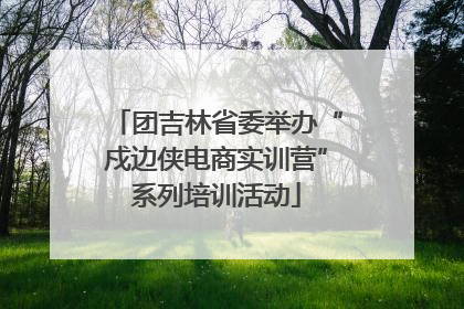 团吉林省委举办“戍边侠电商实训营”系列培训活动