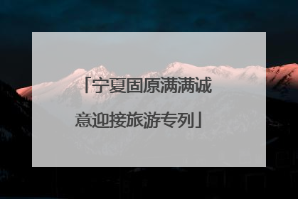 宁夏固原满满诚意迎接旅游专列