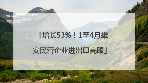 增长53%！1至4月雄安民营企业进出口亮眼