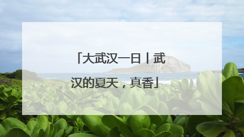 大武汉一日丨武汉的夏天，真香