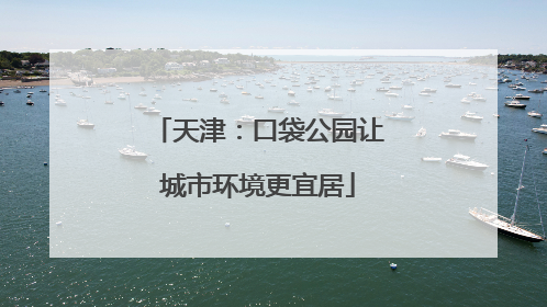 天津：口袋公园让城市环境更宜居