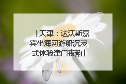 天津：达沃斯嘉宾坐海河游船沉浸式体验津门夜韵