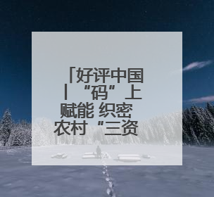 好评中国丨“码”上赋能 织密农村“三资”监管网