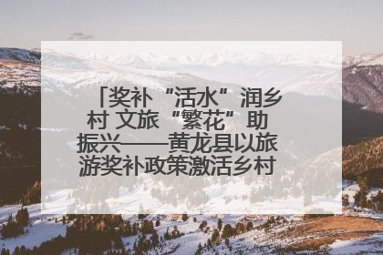 奖补“活水”润乡村 文旅“繁花”助振兴——黄龙县以旅游奖补政策激活乡村振兴新动能