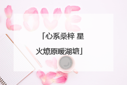 心系桑梓 星火燎原暖湖塘
