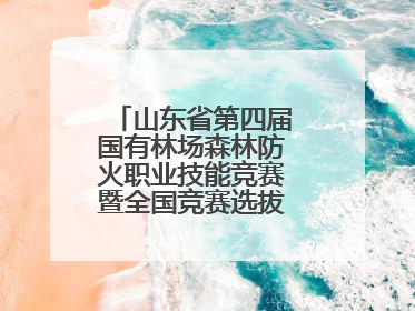 山东省第四届国有林场森林防火职业技能竞赛暨全国竞赛选拔赛鸣锣开赛