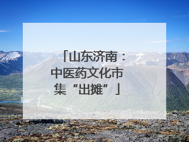 山东济南：中医药文化市集“出摊”
