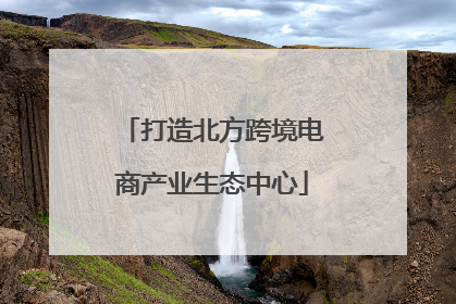打造北方跨境电商产业生态中心