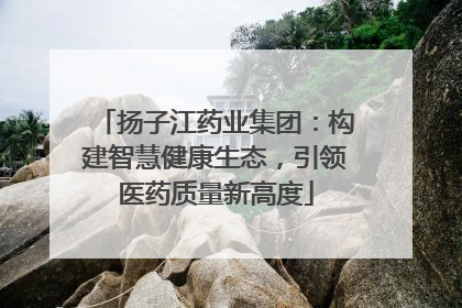 扬子江药业集团：构建智慧健康生态，引领医药质量新高度