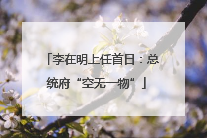李在明上任首日：总统府“空无一物”
