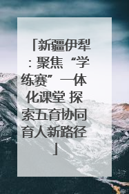 新疆伊犁：聚焦“学练赛”一体化课堂 探索五育协同育人新路径