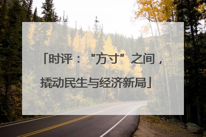时评：“方寸”之间，撬动民生与经济新局