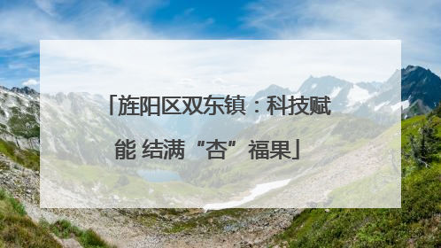 旌阳区双东镇：科技赋能 结满“杏”福果