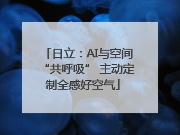 日立：AI与空间“共呼吸” 主动定制全感好空气