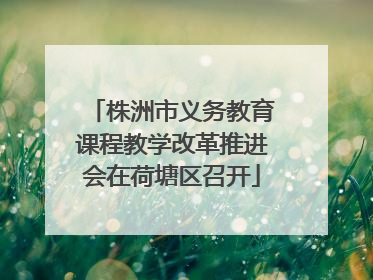 株洲市义务教育课程教学改革推进会在荷塘区召开