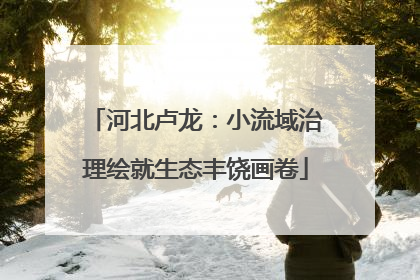 河北卢龙：小流域治理绘就生态丰饶画卷