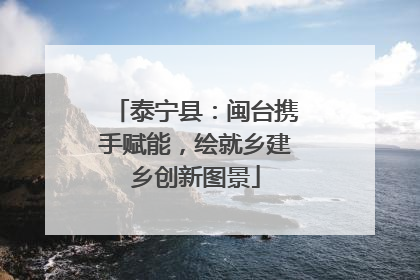 泰宁县：闽台携手赋能，绘就乡建乡创新图景