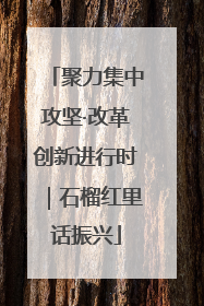 聚力集中攻坚·改革创新进行时｜石榴红里话振兴